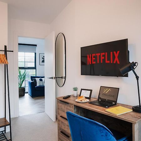 Luxury City & Canal View Stylish Pad, Family, Contractors, Fast Wifi 伯明翰 外观 照片
