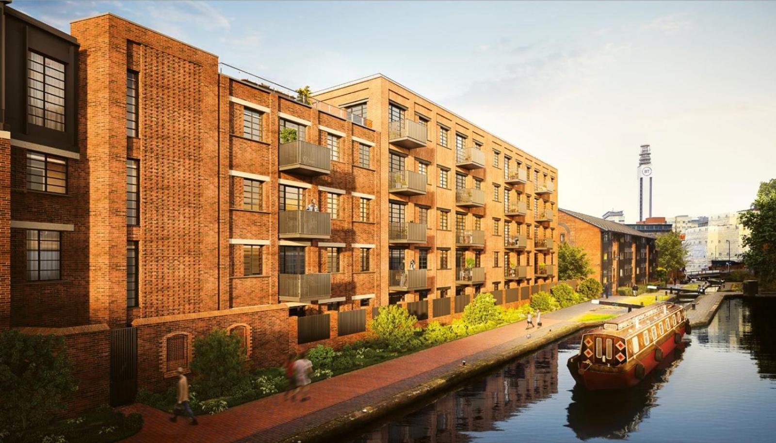 Luxury City & Canal View Stylish Pad, Family, Contractors, Fast Wifi 伯明翰 外观 照片